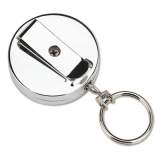 SecurIT Pull Key Reel Wearable Key Organizer, Stainless Steel (94180300)