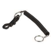 SecurIT Key Coil Chain 'N Clip Wearable Key Organizer,Flexible Coil, Black (94190033)
