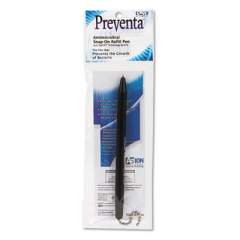 Iconex Refill for Preventa Standard Antimicrobial Counter Pens, Medium Conical Tip, Black Ink (94190039)