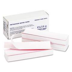 Iconex Postage Meter Labels, Single Tape Strips, 1.75 x 5.5, White, 300/Box (94180302)