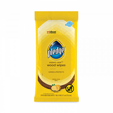 Lemon Scent Wet Wipes, Cloth, 7 x 10, White, 24/Pack (336297PK)