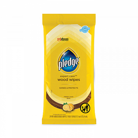 Lemon Scent Wet Wipes, Cloth, 7 x 10, White, 24/Pack, 12 Packs/Carton (336297)