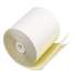 Iconex Impact Printing Carbonless Paper Rolls, 3" x 90 ft, White/Canary, 50/Carton (90770047)