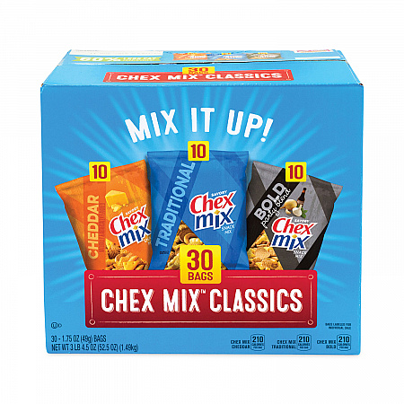 Varieties, Assorted Flavors, 1.75 oz Pack, 30 Packs/Carton (22000787)