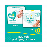 Sensitive Baby Wipes, 1-Ply, 6.8 x 7, Unscented, White, 56/Pack, 8 Packs/Carton (87076)