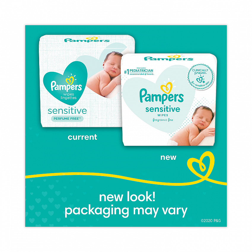 Sensitive Baby Wipes, 1-Ply, 6.8 x 7, Unscented, White, 56/Pack, 8 Packs/Carton (87076)