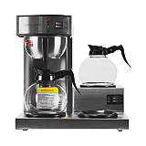 Three-Burner Low Profile Institutional Coffee Maker, 36-Cup, Stainless Steel (CPRLG)