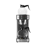 Two-Burner Institutional Coffeemaker, 10/12 Cup, 8.75 x 14.75 x 15.25, Stainless Steel (CPRLG2)
