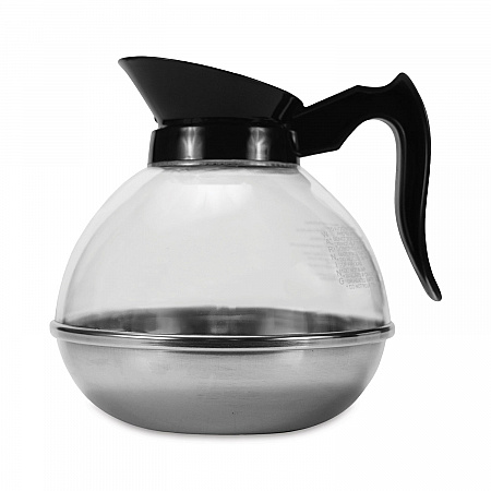 Unbreakable Regular Coffee Decanter, 60 oz, Black Handle (CPU12)
