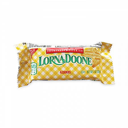 Lorna Doone Shortbread Cookies, 1 oz Packet, 120 Packets/Box, 4 Boxes/Carton (30400097)
