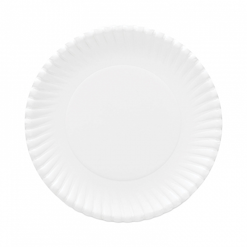 Original Heavyweights Paper Plates, 9" dia, White, 120/Pack, 8 Packs/Carton (OH9AJBXWH)