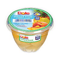 Mixed Fruit in 100% Fruit Juice Cups, Peaches/Pears/Pineapple, 7 oz Cup, 12/Carton (20902549)