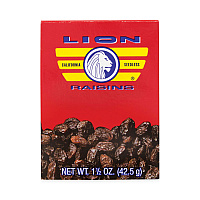 California Seedless Raisins, 1.5 oz Box, 6/Pack (30801001)