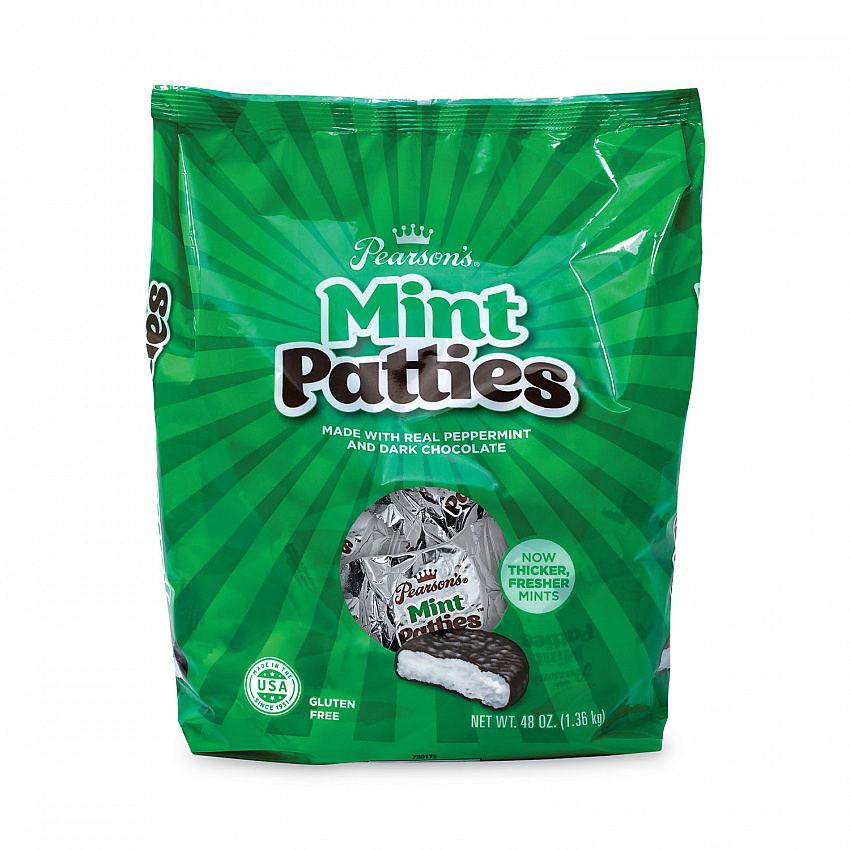 Mint Patties,175 Individually Wrapped, 3 lb Bag (20900558)