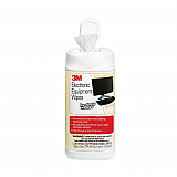 Electronic Equipment Cleaning Wipes, 1-Ply, 5.5 x 6.75, Unscented, White, 80/Canister (CL610)