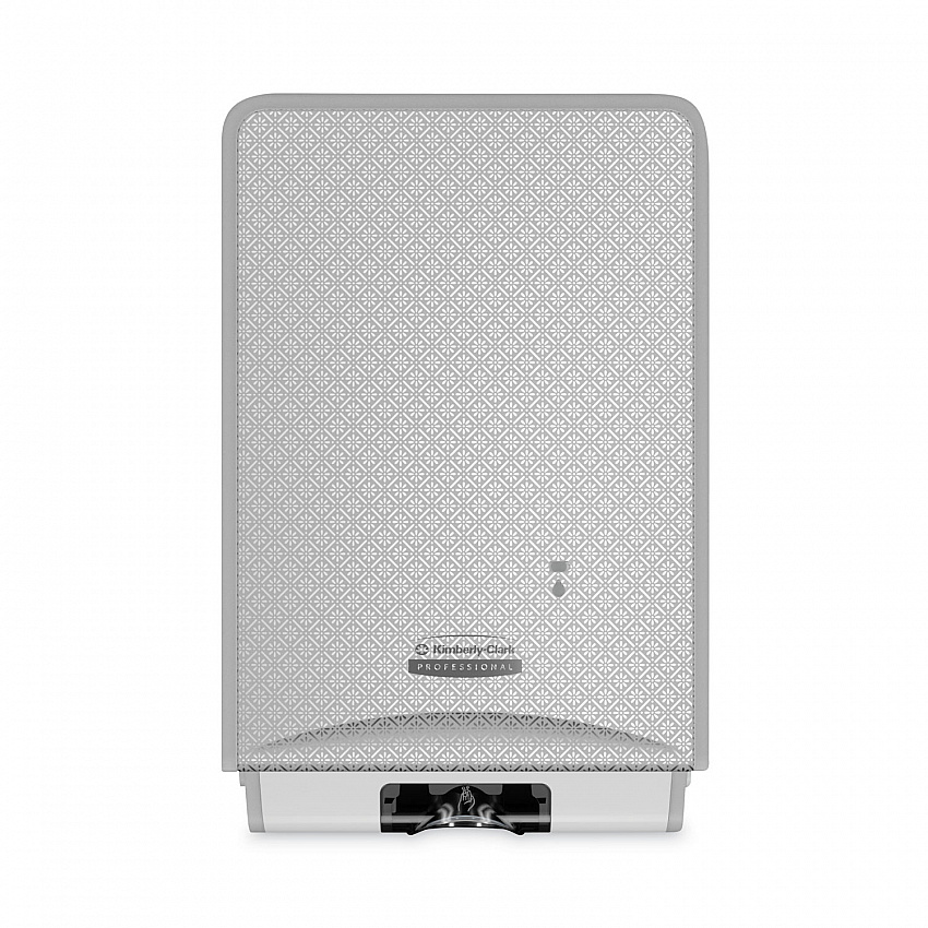 ICON Automatic Soap and Sanitizer Dispenser, 1.2 L, 8.06 x 14.18 x 4.75, Silver Mosaic (53694)