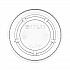 Portion/Souffle Cup Lids, Fits 1.5 oz to 2.5 oz Portion Containers, Plastic, Clear, 125/Sleeve, 20 Sleeves/Carton (PL2PP)