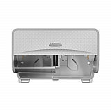 ICON Coreless Standard Roll Toilet Paper Dispenser, 8.43 x 13 x 7.25, Silver Mosaic (53698)