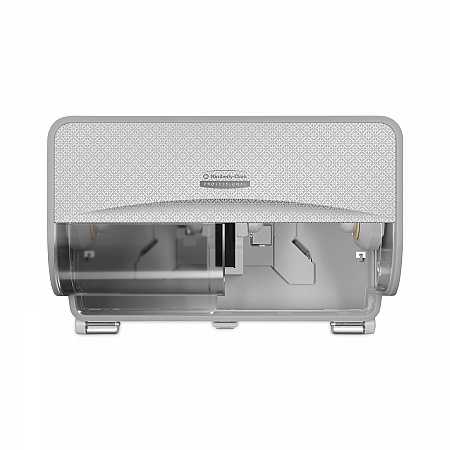 ICON Coreless Standard Roll Toilet Paper Dispenser, 8.43 x 13 x 7.25, Silver Mosaic (53698)