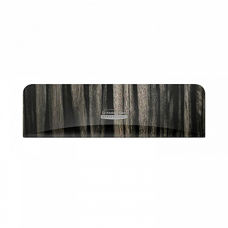 ICON Faceplate for Coreless Standard Roll Toilet Paper Dispenser, 3.56 x 12 x 1.5, Ebony Woodgrain (58832)