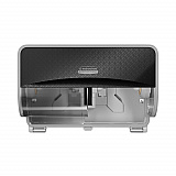 ICON Coreless Standard Roll Toilet Paper Dispenser, 8.43 x 13 x 7.25, Black Mosaic (58722)