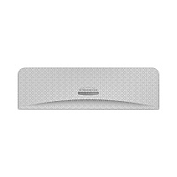 ICON Faceplate for Coreless Standard Roll Toilet Paper Dispenser, 3.56 x 12 x 1.5, Silver Mosaic (58762)