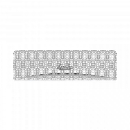 ICON Faceplate for Coreless Standard Roll Toilet Paper Dispenser, 3.56 x 12 x 1.5, Silver Mosaic (58762)