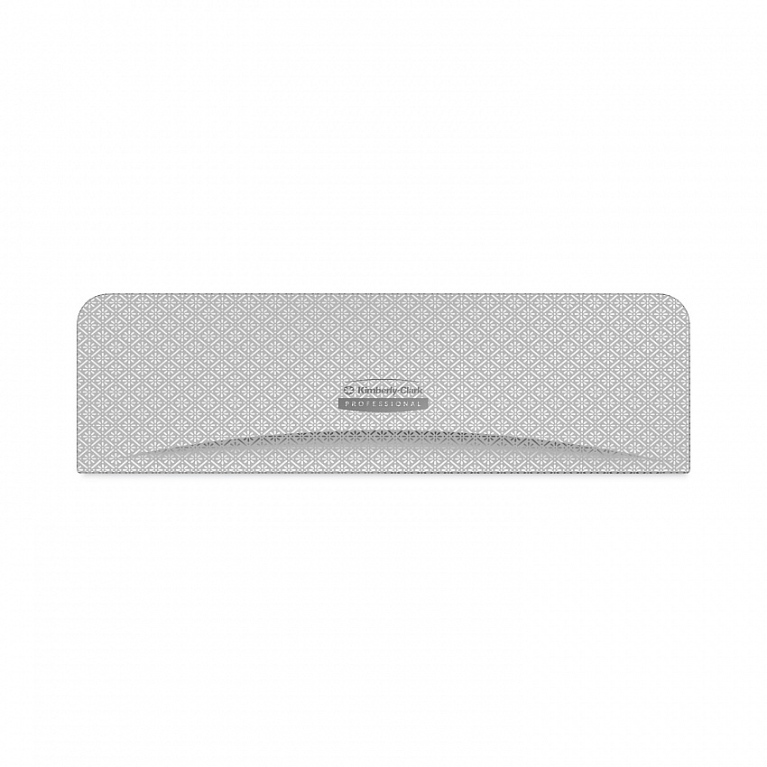 ICON Faceplate for Coreless Standard Roll Toilet Paper Dispenser, 3.56 x 12 x 1.5, Silver Mosaic (58762)