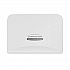 ICON Faceplate for Coreless Standard Roll Toilet Paper Dispenser, 4.25 x 6 x 1.5, White Mosaic (58771)
