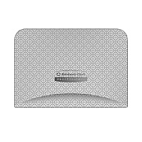 ICON Faceplate for Coreless Standard Roll Toilet Paper Dispenser, 4.25 x 6 x 1.5, Silver Mosaic (58761)