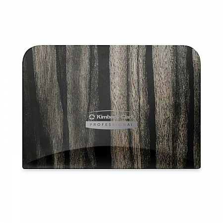 ICON Faceplate for Coreless Standard Roll Toilet Paper Dispenser, 4.25 x 6 x 1.5, Ebony Woodgrain (58831)