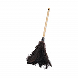 Professional Ostrich Feather Duster, 10" Wood Handle (20BK)