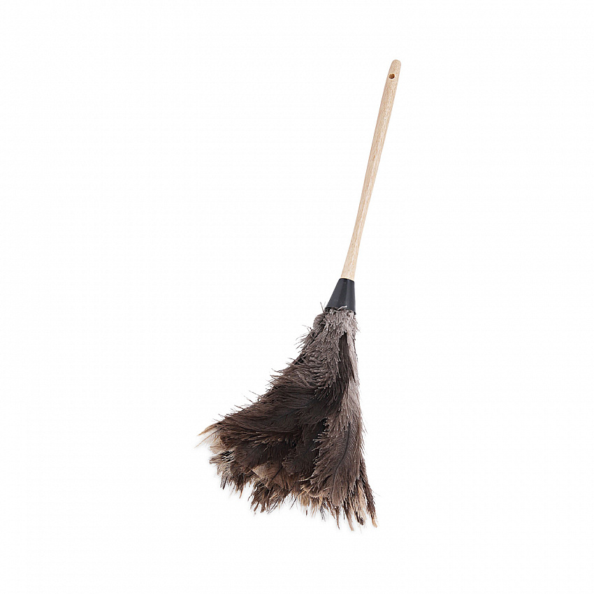 Professional Ostrich Feather Duster, 13" Wood Handle (23FD)