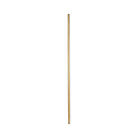 Tapered End Broom Handle, Lacquered Wood, 1.13" dia x 60", Natural (125)