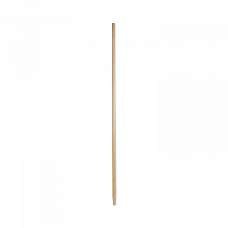 Tapered End Broom Handle, Lacquered Wood, 1.13