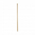 Tapered End Broom Handle, Lacquered Wood, 1.13