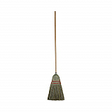 Mixed Fiber Maid Broom, Mixed Fiber Bristles, 55" Overall Length, Natural (920YEA)