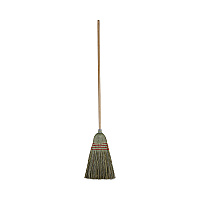 Mixed Fiber Maid Broom, Mixed Fiber Bristles, 55" Overall Length, Natural (920YEA)