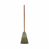 Warehouse Broom, Yucca Corn Fiber Bristles, 56" Overalll Length, Natural, 12/Carton (932YCT)