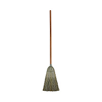 Warehouse Broom, Yucca Corn Fiber Bristles, 56" Overalll Length, Natural, 12/Carton (932YCT)