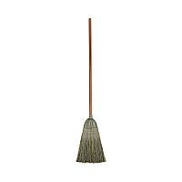 Warehouse Broom, Yucca/Corn Fiber Bristles, 56" Overall Length, Natural (932YEA)