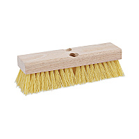 Deck Brush Head, 2" Cream Polypropylene Bristles, 10" Brush (3310)