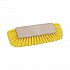 Dual-Surface Scrub Brush, Yellow Polypropylene Bristles, 10