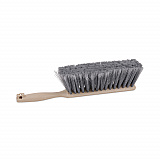 Counter Brush, Gray Flagged Polypropylene Bristles, 4.5" Brush, 3.5" Tan Plastic Handle (5408)