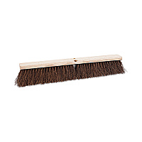 Floor Brush Head, 3.25" Natural Palmyra Fiber Bristles, 24" Brush (20124)