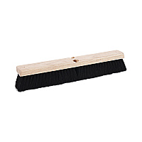 Floor Brush Head, 2.5" Black Tampico Fiber Bristles, 18" Brush (20218)