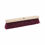 Floor Brush Head, 3" Maroon Heavy-Duty Polypropylene Bristles, 18" Brush (20318)