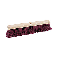 Floor Brush Head, 3" Maroon Heavy-Duty Polypropylene Bristles, 18" Brush (20318)