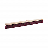 Floor Brush Head, 3.25" Maroon Stiff Polypropylene Bristles, 36" Brush (20336)