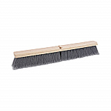 Floor Brush Head, 3" Gray Flagged Polypropylene Bristles, 24" Brush (20424)